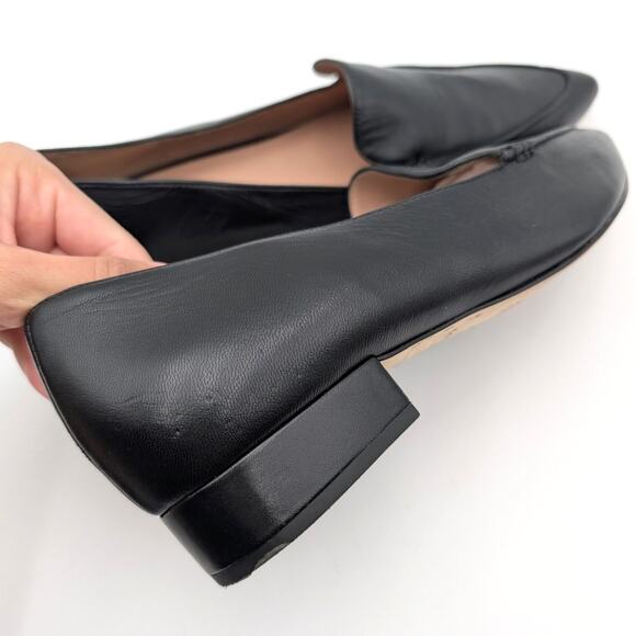 Cole Haan Valantina Pointed Toe Block Heel Loafers Shoes Black Size US9.5B EU40 - Picture 8 of 12